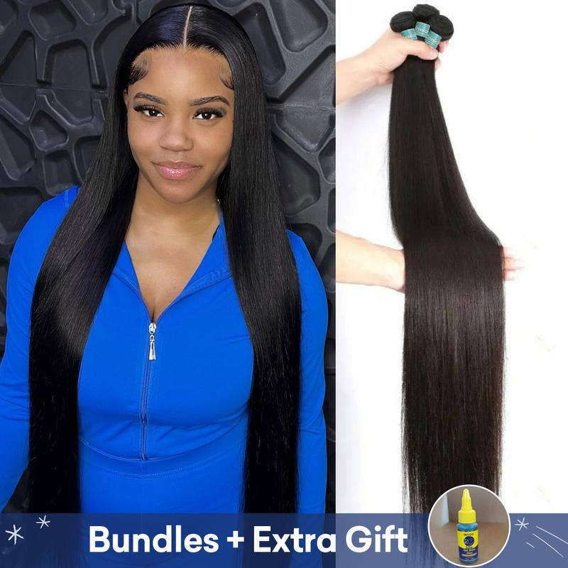 Asteria Hair Brazilian Virgin Hair Extension Straight Human Hair Weave Bundles Natural Black Vacation Hair