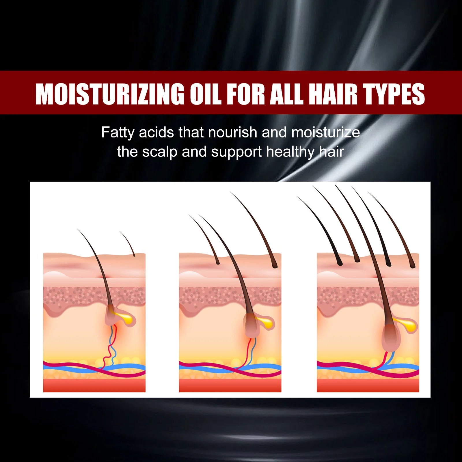 BLACK RICE HAIR MIST for STRENGTHENING & THICKENING MOISTURIZING & REPAIRING ROOTS SMOOTHING GROWTH SPRAY