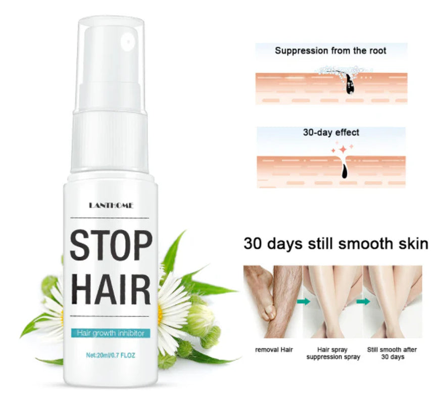 Hair Reduction Spray Softly Hydrates to Slow Growth