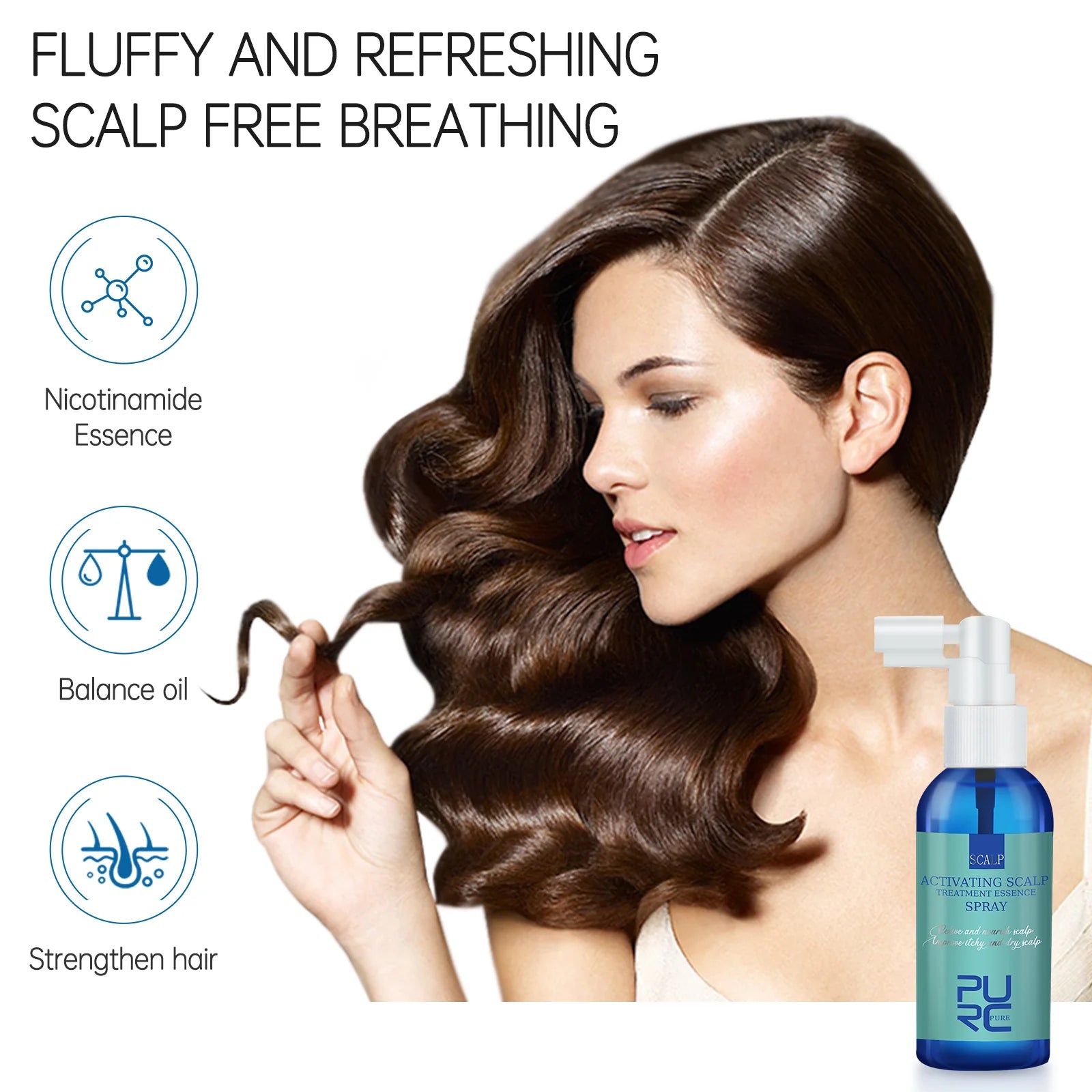 Hair Revitalizing Spray for Scalp Nourishment and Renewal